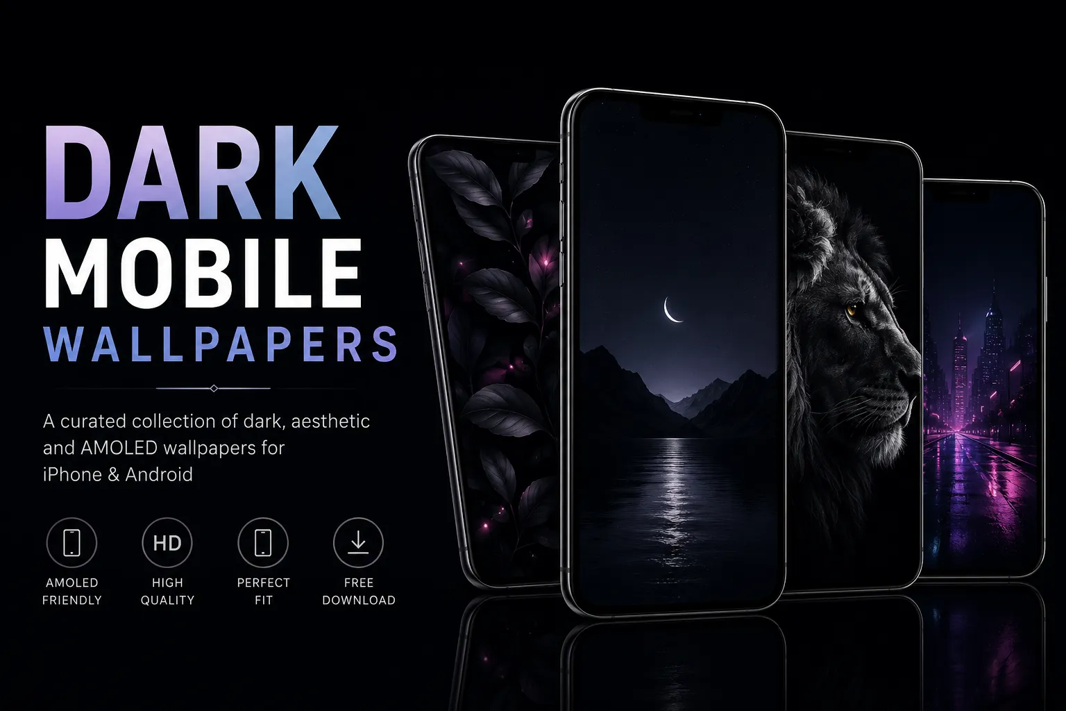 Dark Mobile Wallpapers – Aesthetic & AMOLED Phone Wallpapers